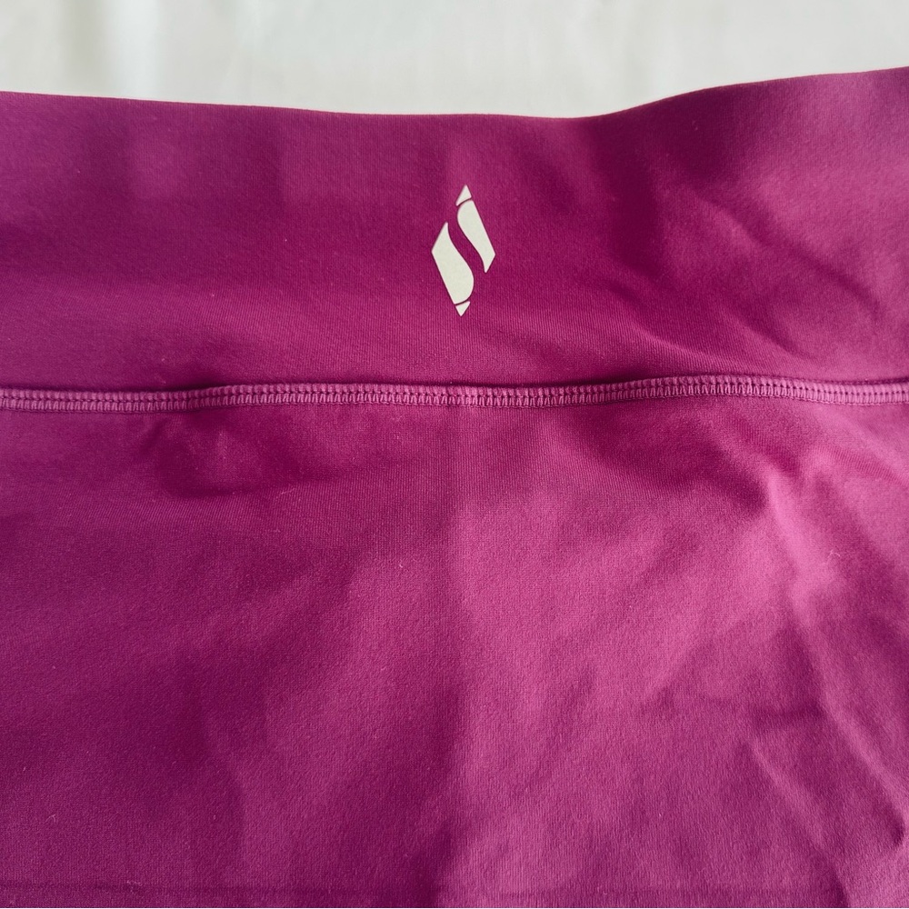 Skechers Womens Go Flex Go Walk High Waisted Skort Size XL Burgundy Red #118930 - Picture 4 of 10